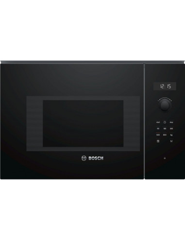 Microondas Bosch BFL524MB0  20L  negro  Integ