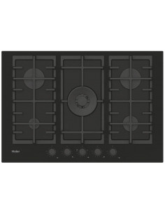 Encimera Haier HAVG75S2B  75cms  5fuegos  Gas  Cri