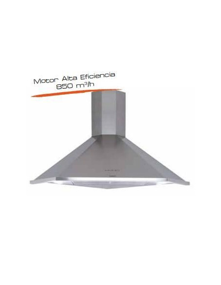 Campana Decorativa Cata ANGOLO  Inox  90cm  850m3 