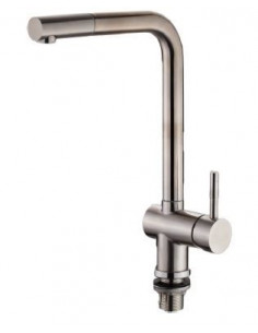 Grifo Monomando Nova IR25ACERO  IRIS Extraible ace