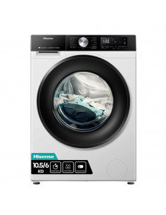 Lavasecadora Hisense WD3S1043BW3  10 5 6kg  1400rp