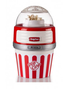 Maquina palomitas Ariete 2957  roja vintage con bo