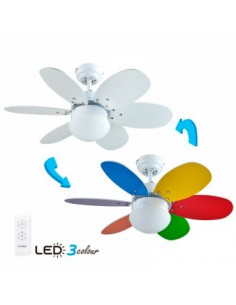 Ventilador Techo Bastilipo BOLONIA DC  75CM  6 VEL